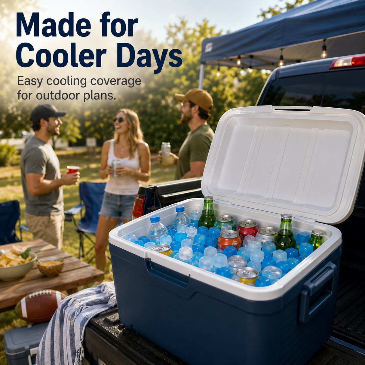 🧊Reusable Cooling Cubes for Drinks & Coolers