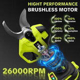 ✂️🌳Cordless Electric Pruning Shears – 21V Battery Powered Garden Cutter