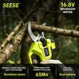 ✂️🌳Cordless Electric Pruning Shears – 21V Battery Powered Garden Cutter