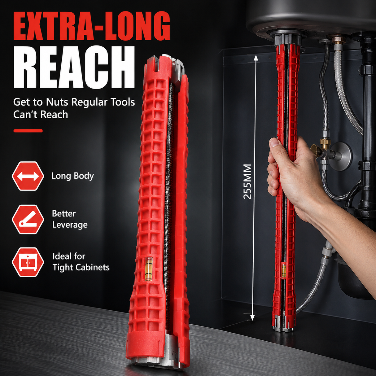 🔥50% OFF🔧 8-in-1 Faucet & Sink Installer Wrench