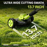 21V Cordless 3-in-1 Grass Trimmer & Mini Mower